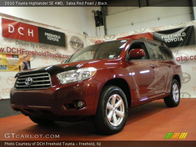2010 Toyota Highlander SE 4WD in Salsa Red Pearl