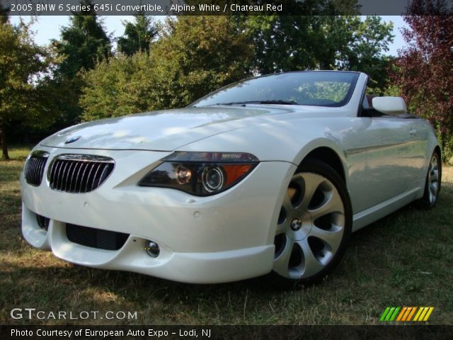 2005 BMW 6 Series 645i Convertible in Alpine White