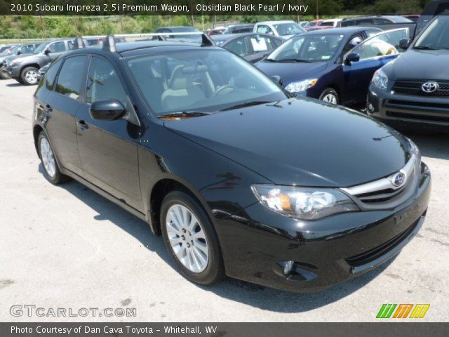 2010 Subaru Impreza 2.5i Premium Wagon in Obsidian Black Pearl