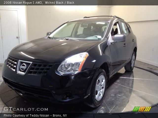 2008 Nissan Rogue S AWD in Wicked Black
