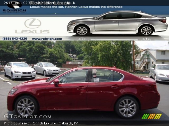 2013 Lexus GS 350 AWD in Riviera Red