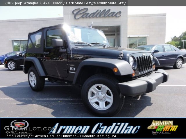 2009 Jeep Wrangler X 4x4 in Black