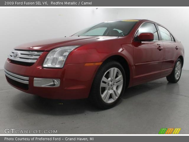 2009 Ford Fusion SEL V6 in Redfire Metallic