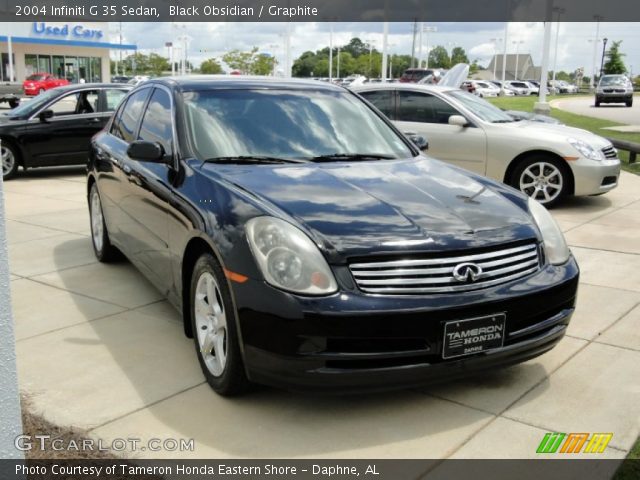 2004 Infiniti G 35 Sedan in Black Obsidian
