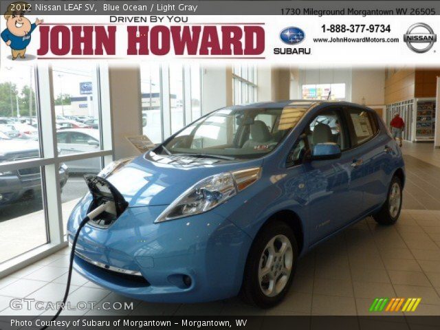 2012 Nissan LEAF SV in Blue Ocean