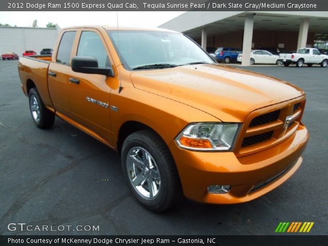 2012 Dodge Ram 1500 Express Quad Cab in Tequila Sunrise Pearl