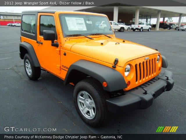 2012 Jeep Wrangler Sport 4x4 in Dozer Yellow