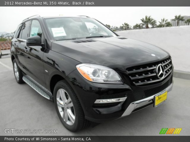 2012 Mercedes-Benz ML 350 4Matic in Black