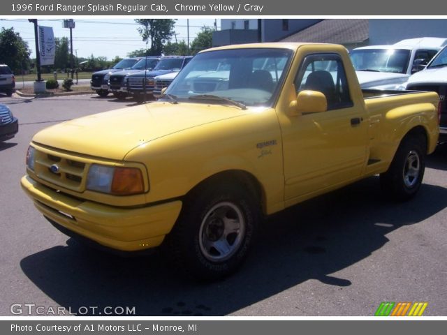1996 Ford Ranger Splash Regular Cab in Chrome Yellow