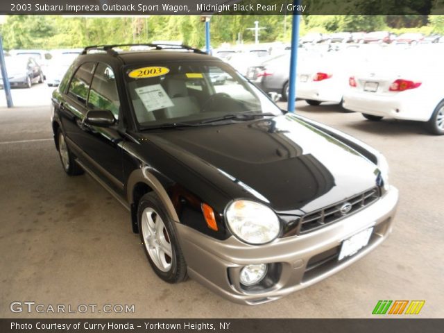 2003 Subaru Impreza Outback Sport Wagon in Midnight Black Pearl