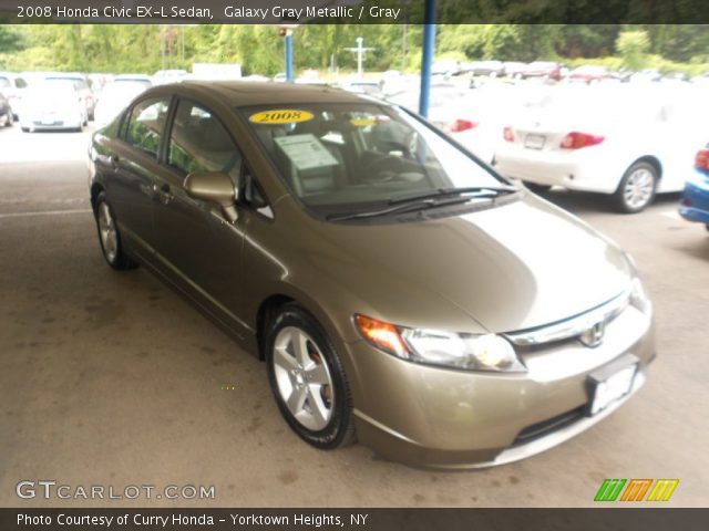 2008 Honda Civic EX-L Sedan in Galaxy Gray Metallic