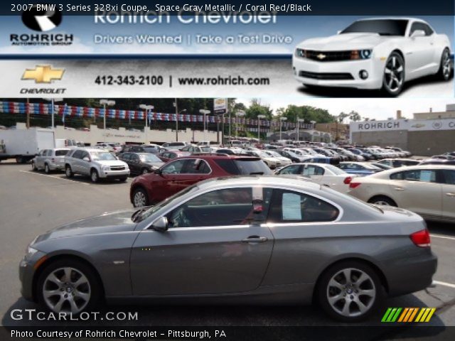 2007 BMW 3 Series 328xi Coupe in Space Gray Metallic