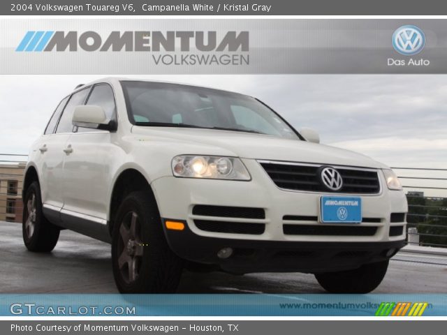 2004 Volkswagen Touareg V6 in Campanella White