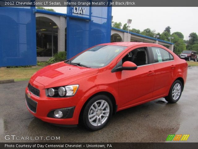 2012 Chevrolet Sonic LT Sedan in Inferno Orange Metallic