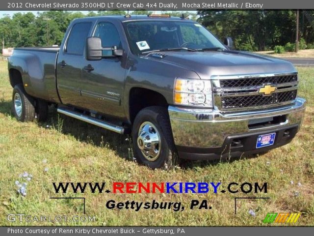 2012 Chevrolet Silverado 3500HD LT Crew Cab 4x4 Dually in Mocha Steel Metallic
