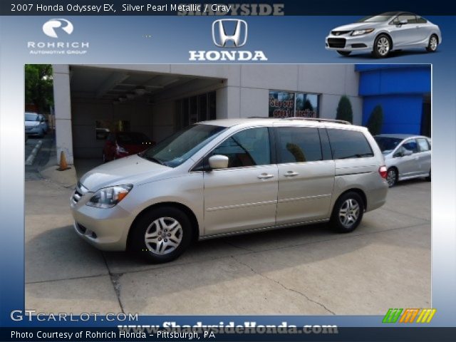 2007 Honda Odyssey EX in Silver Pearl Metallic