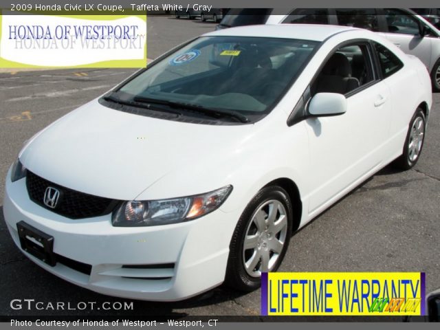 2009 Honda Civic LX Coupe in Taffeta White
