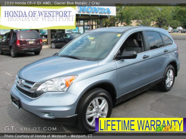 2010 Honda CR-V EX AWD in Glacier Blue Metallic