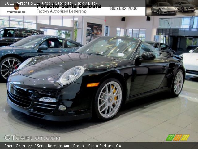 2012 Porsche 911 Turbo S Cabriolet in Black