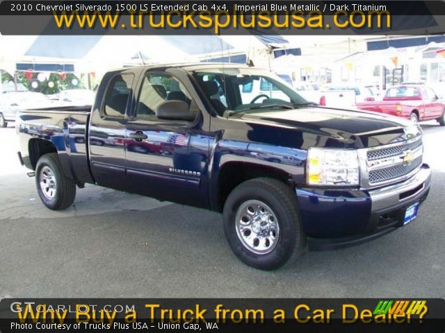 2010 Chevrolet Silverado 1500 LS Extended Cab 4x4 in Imperial Blue Metallic