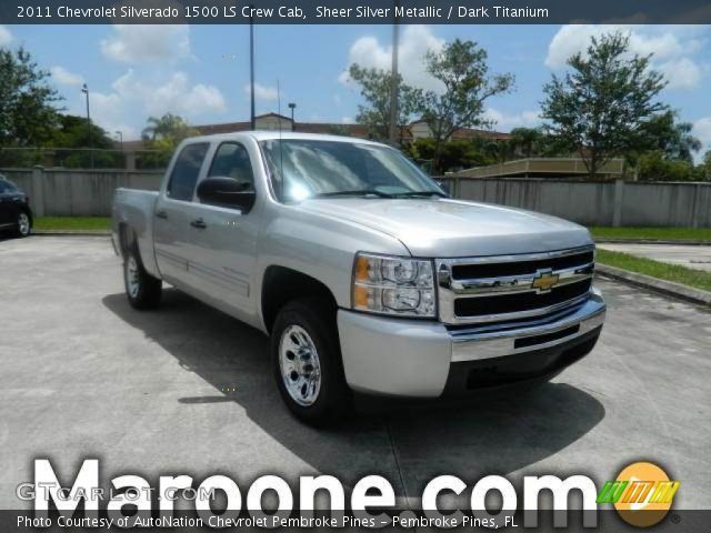 2011 Chevrolet Silverado 1500 LS Crew Cab in Sheer Silver Metallic