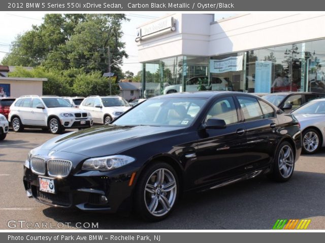 2012 BMW 5 Series 550i xDrive Sedan in Carbon Black Metallic