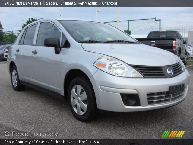2011 Nissan Versa 1.6 Sedan in Brilliant Silver Metallic