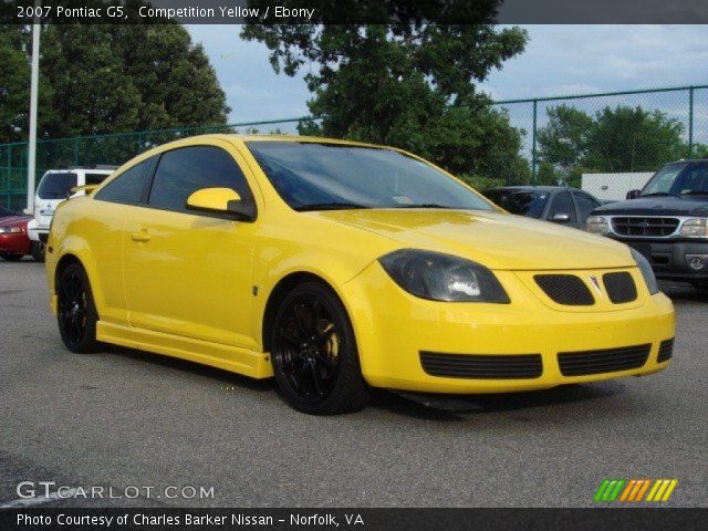 2007 Pontiac G5  in Competition Yellow