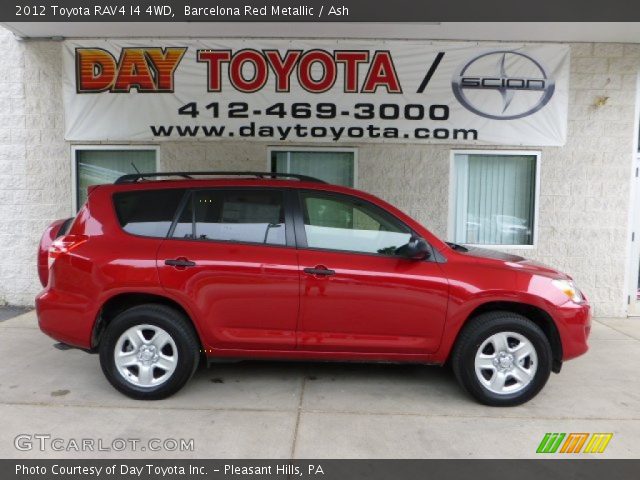 2012 Toyota RAV4 I4 4WD in Barcelona Red Metallic