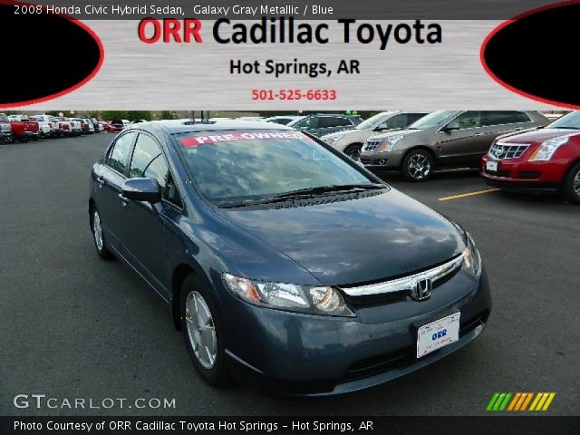 2008 Honda Civic Hybrid Sedan in Galaxy Gray Metallic