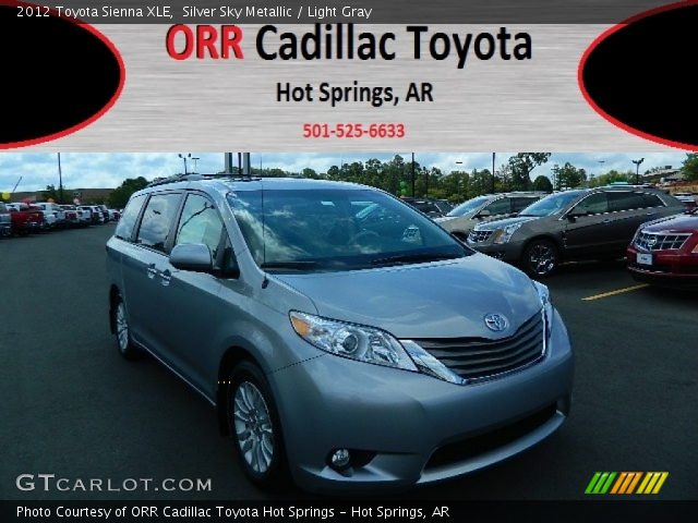 2012 Toyota Sienna XLE in Silver Sky Metallic