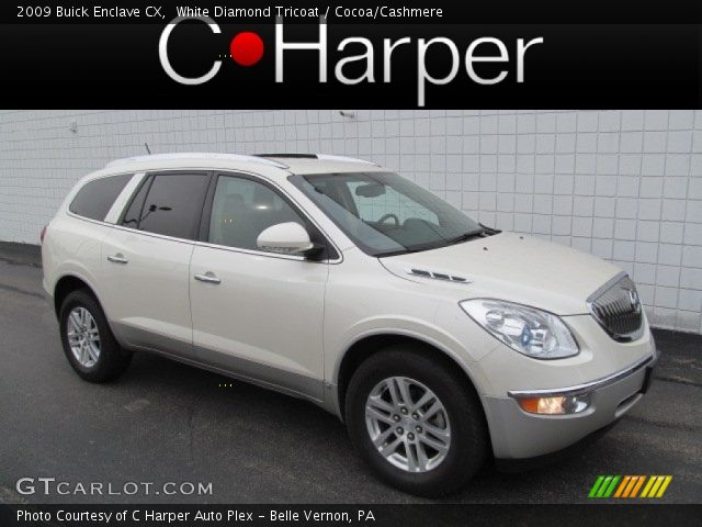 2009 Buick Enclave CX in White Diamond Tricoat