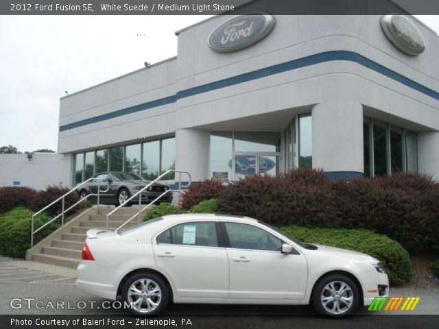 2012 Ford Fusion SE in White Suede