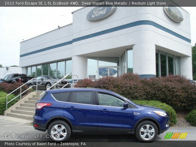 2013 Ford Escape SE 1.6L EcoBoost 4WD in Deep Impact Blue Metallic