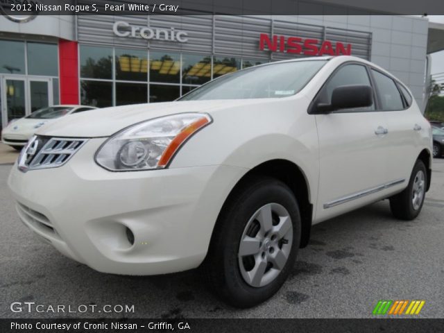 2012 Nissan Rogue S in Pearl White