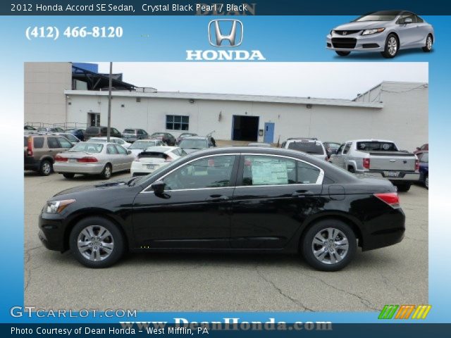 2012 Honda Accord SE Sedan in Crystal Black Pearl