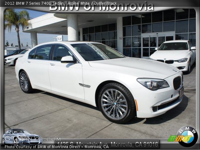 2012 BMW 7 Series 740Li Sedan in Alpine White