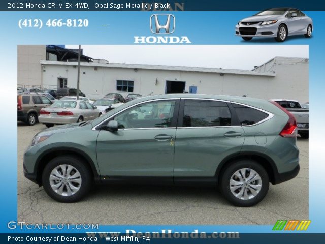 2012 Honda CR-V EX 4WD in Opal Sage Metallic