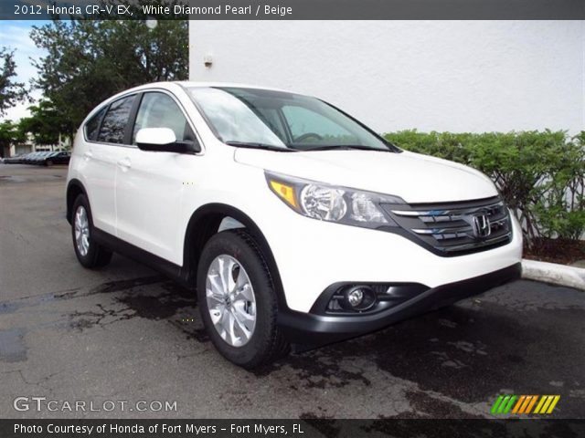 2012 Honda CR-V EX in White Diamond Pearl