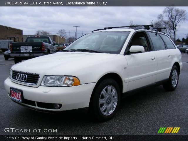 2001 Audi A4 1.8T quattro Avant in Casablanca White
