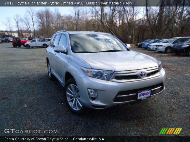 2012 Toyota Highlander Hybrid Limited 4WD in Classic Silver Metallic