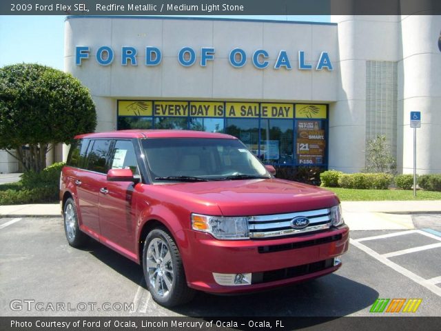 2009 Ford Flex SEL in Redfire Metallic