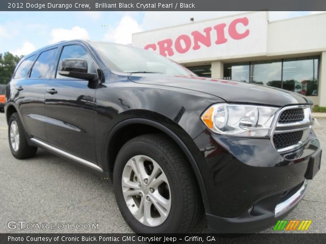 2012 Dodge Durango Crew in Brilliant Black Crystal Pearl