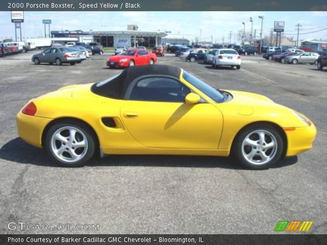 2000 Porsche Boxster  in Speed Yellow