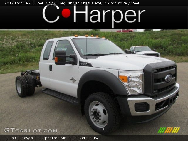 2012 Ford F450 Super Duty XL Regular Cab Chassis 4x4 in Oxford White