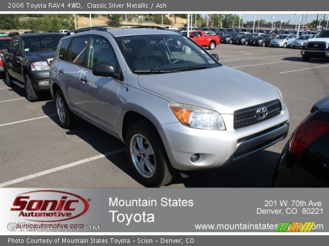 2006 Toyota RAV4 4WD in Classic Silver Metallic
