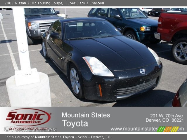 2003 Nissan 350Z Touring Coupe in Super Black
