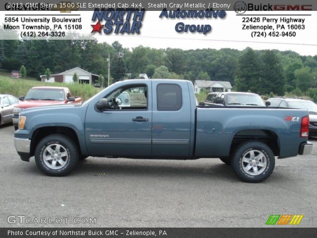2013 GMC Sierra 1500 SLE Extended Cab 4x4 in Stealth Gray Metallic