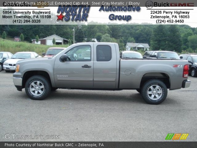 2013 GMC Sierra 1500 SLE Extended Cab 4x4 in Steel Gray Metallic