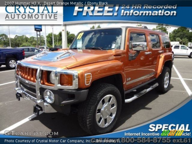2007 Hummer H3 X in Desert Orange Metallic